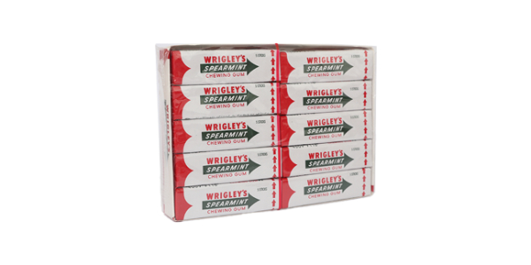 WRIGLEY'S SPEARMINT GUM 5PCS