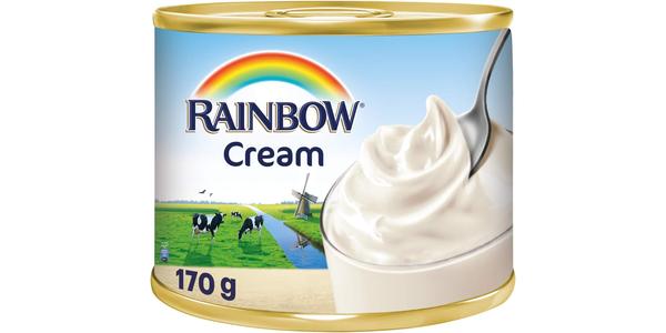 RAINBOW STERILISED CREAM TIN 170G