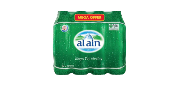 AL AIN BOTTLED WATER 500MLX10+2 FREE