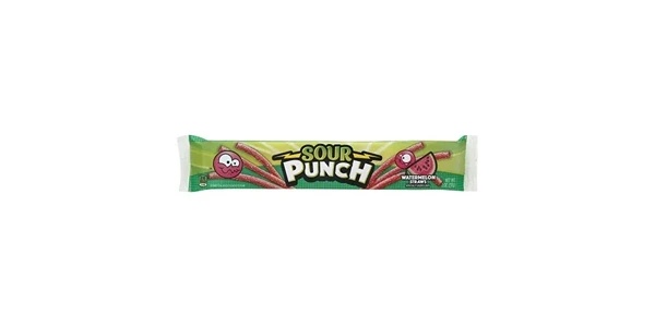 SOUR PUNCH STRAWS WATERMELON 57G