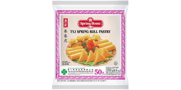 SPRING HOME TYJ SPRING ROLLS PASTRY 50S 250G