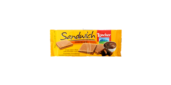 LOACKER SANDWICH COCOLATE WAFER 75G