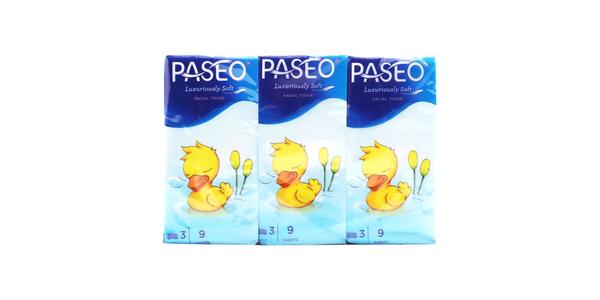PASEO FACIAL TISSUES HANKY 9S 6PACKS