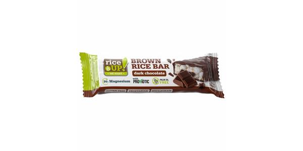 RICEUP DARK CHOCOLATE BROWN RICE BAR 18G