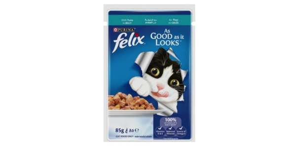 FELIX TUNA IN JELLY CAT FOOD 85G