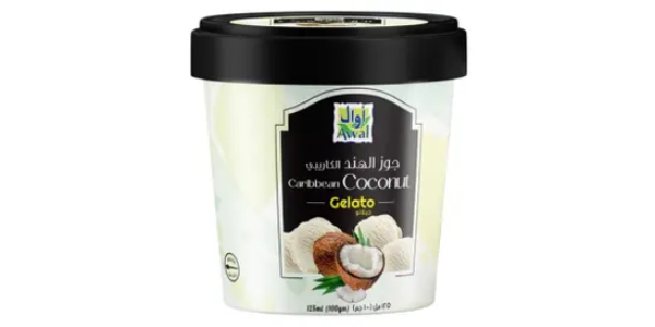 AWAL CARIBBEAN COCONUT GELATO ICE CREAM 125ML