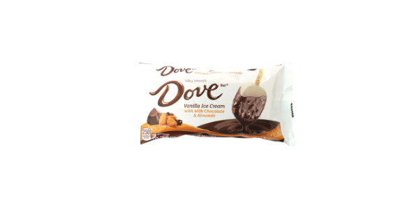 GALAXY DOVE MILK CHOCOLATE ALMOND ICE CREAM 2.89Z
