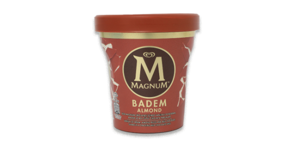 MAGNUM ICE CREAM TUB PINT ALMOND 440ML