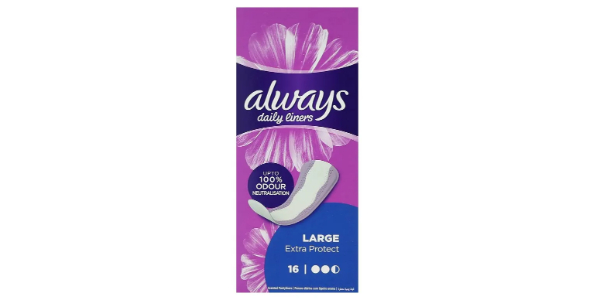 ALWAYS PENTY LINER EXTRA PROTECT LARGE 16 PADS