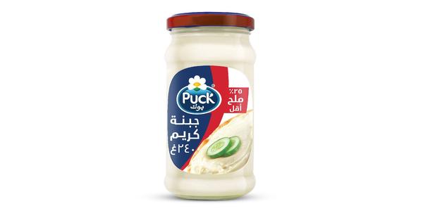 PUCK GLASS CHEESE (25%) L/SALT  24X240G