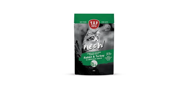 TAF NEOW PREMIUM CAT FOOD RABBIT FOR ADULT 80G