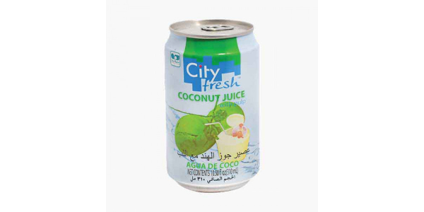 CITY FRESH COCONUT JUICE 310G