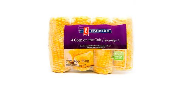 EMBORG 4 CORN ON THE COB 950G