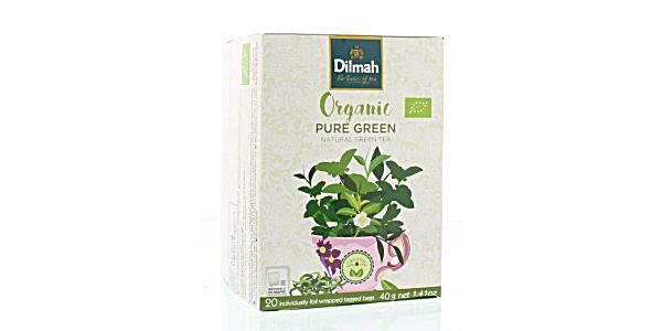 DILMAH ORGANIC PURE GREEN TEA 20X2G