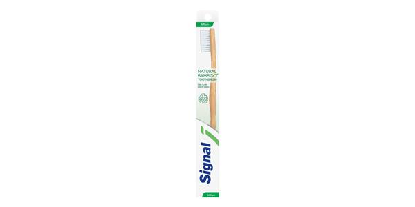 SIGNAL TOOTH BRUSH NATURAL BAMBOO SOFT