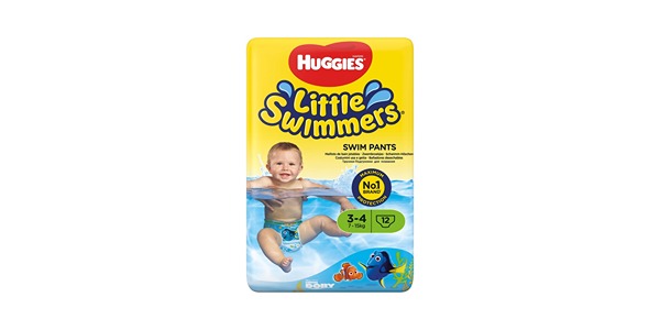 HUGGIES LITTLE SWIMMERS SMALL 3-4 12