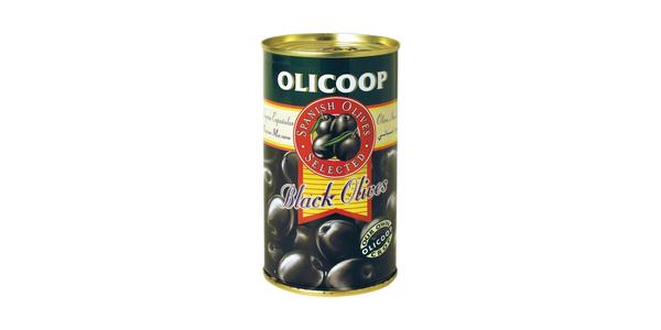 OLICOOP BLACK OLIVES 24X200G