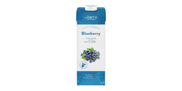 THE BERRY COMPANY ACAI BLUEBERRY JUICE 1L