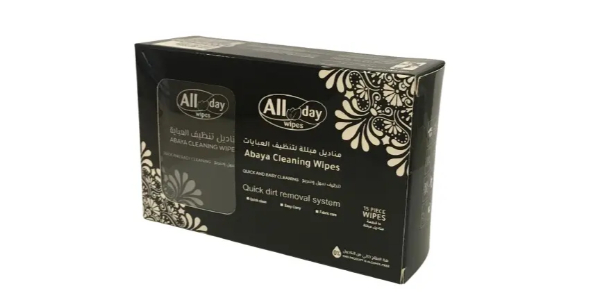 ALL DAY ABAYA CLEANING WIPES SINGLE 15S 