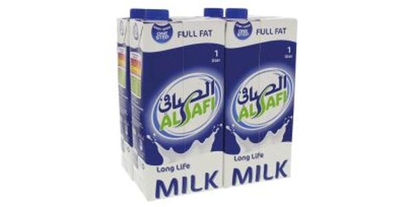 ALSAFI LONG LIFE MILK SKIMMED 4X1LT
