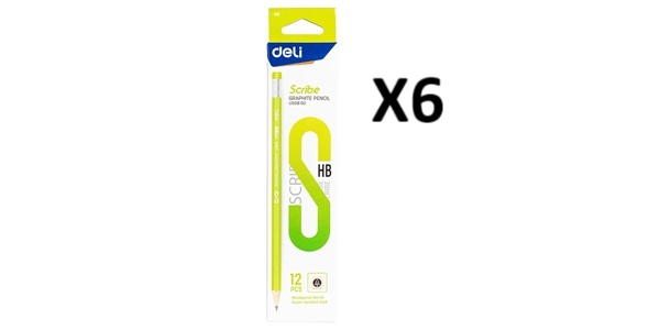DELI 6 BOX HB-PENCIL SHRINK WRAP