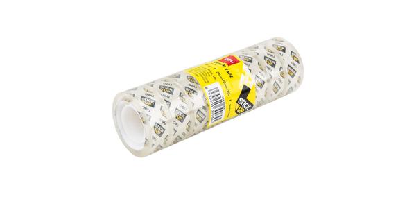 DELI CLEAR TAPE 18MMX20Y 8ROLLS PCK 