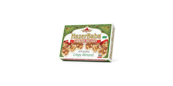 HAZERBABA TURKISH DELIGHT ALMOND 250G