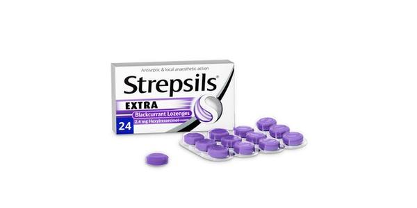 STREPSILS EXT BLACKCURRENT LOZENGES 