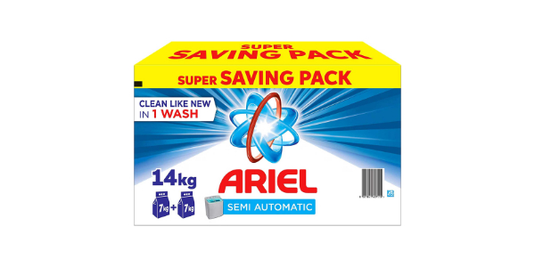 ARIEL BLUE DETERGENT BOX 15% OFF 14KG