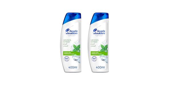 H&S SHAMPOO MENTHOL  25% OFF 2X400ML
