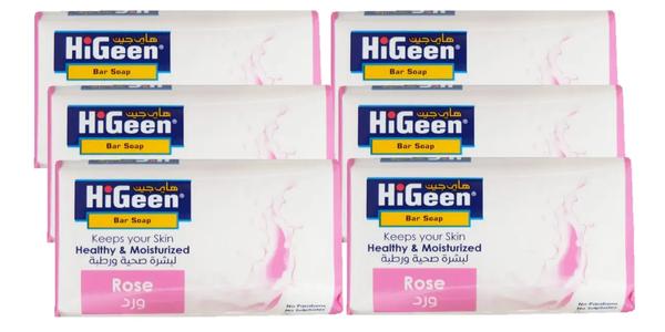 HIGEEN BAR SOAP ROSE (5+1FREE) 125G