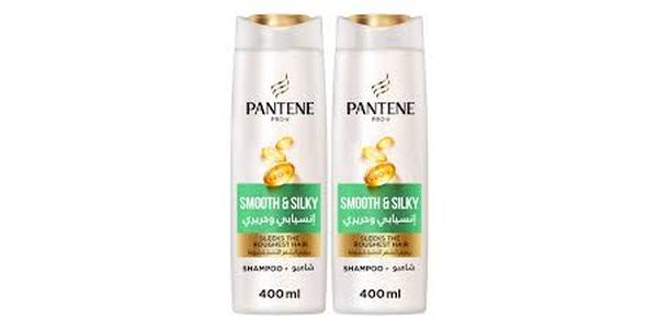 PANTENE SHAMPOO SMOOTH SILKY 2X400ML