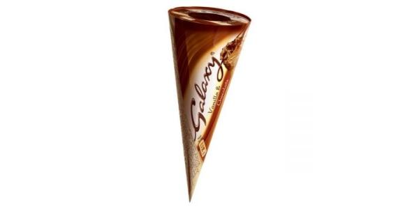 GALAXY VANILLA & CHOCOLATE CONE ICE CREAM 110ML