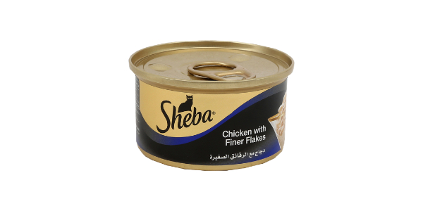 SHEBA CAT WET FOOD CHICKEN WITH FINER FLAKES 85 G