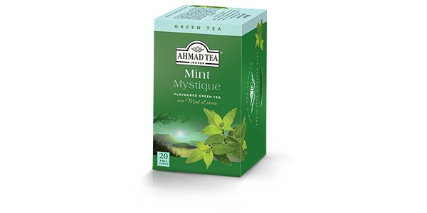 AHMAD TEA GREEN MINT MYSTIQUE TEA BAGS, 20 BAGS
