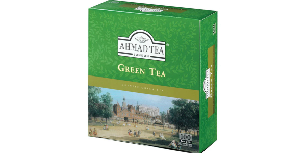 AHMAD TEA GREEN TEA BAGS , 100 BAGS