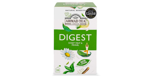 AHMAD TEA DIGEST SWEET MINT & FENNEL TEA BAGS 20 BAGS