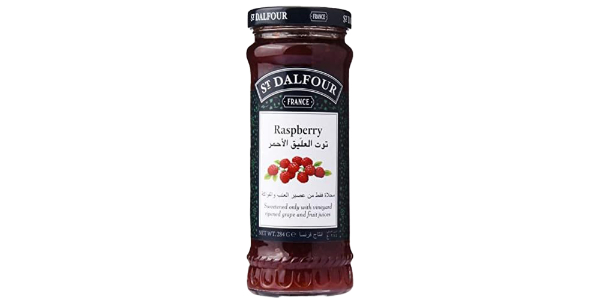 ST. DALFOUR RASPBERRY FRUIT SPREAD, 284G