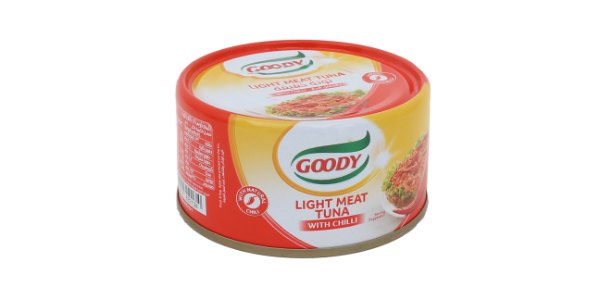GOODY LIGHT MEAT TUNA WITH CHILI 185G