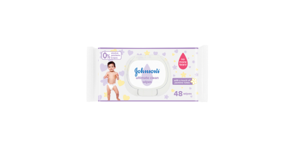 JOHNSONS BABY WIPES ULTIMATE CLEAN 48S 