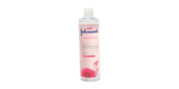 JOHNSONS ROSE WATER MICELLAR CLEANSER 400ML