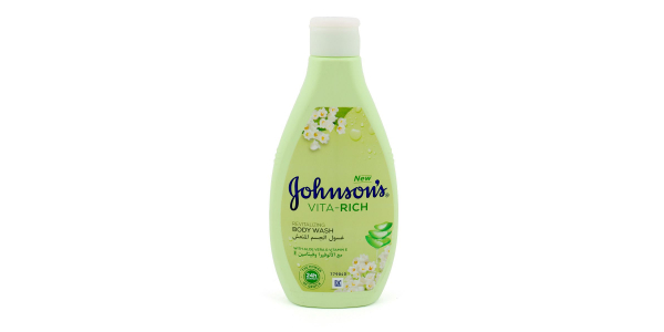 JOHNSONS BODY WASH VR ALOE & VIT-E 250 ML