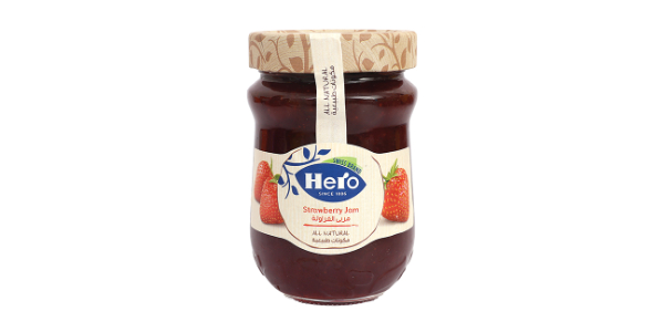 HERO STRAWBERRY PRESERVES 350GM
