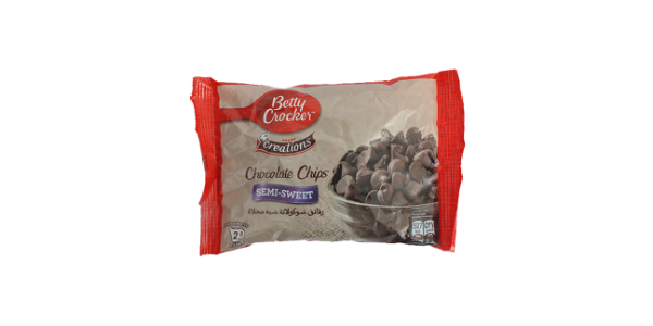 BETTY CROCKER CREATIONS CHOC CHIPS SEMI SWT 200GM