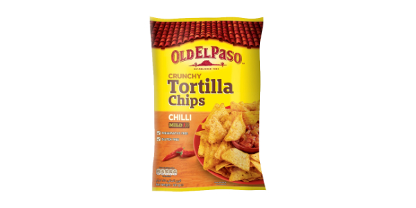 OLD EL PASO TORTILLA CHIPS FAJITA 185G