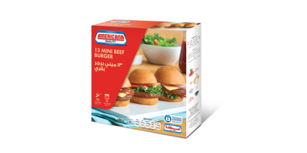AMERICANA MINI BEEF BURGER 400GM                                                
