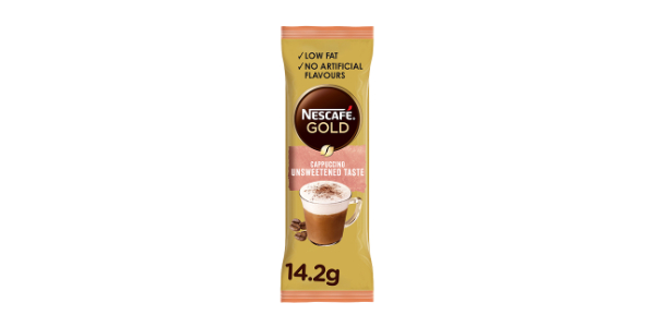 NESCAFE GOLD CAPPUCCINO UNSWEETENED TASTE 14.2GM