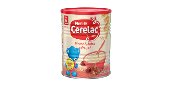 CERELAC INFANT CEREALS WITH IRON + WHEAT & DATES BABY FOOD 400G