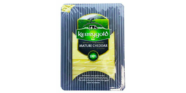 KERRYGOLD SLICED CHEESE MATURE CHEDDAR 150 GM