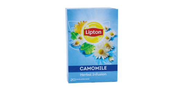 LIPTON CHAMOMILE HERBAL INFUSION 20 TEA BAGS